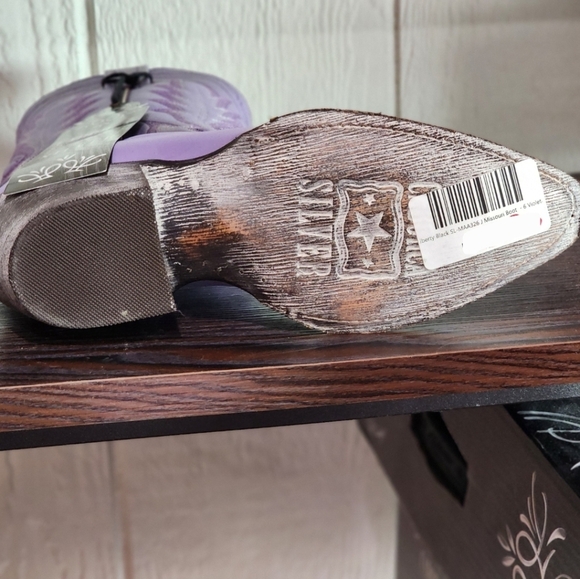 LIBERTY BLACK Violeta Cowboy Boots Missouri Style Size 9 New In Box - Picture 7 of 8